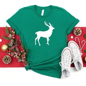 Christmas Shirts, Deer Shirt, Christmas Reindeer Shirts Funny Christmas Shirt